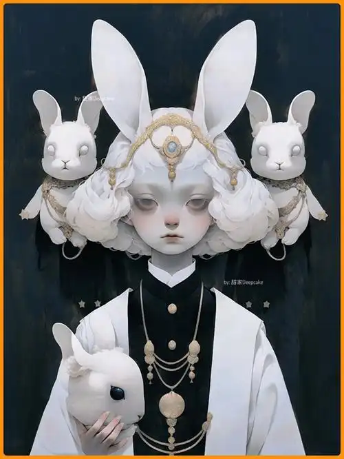 星空梦幻风格动漫头像女